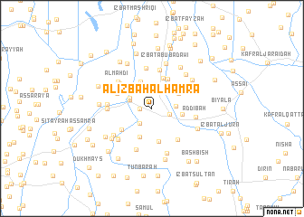 map of Al ‘Izbah al Ḩamrāʼ