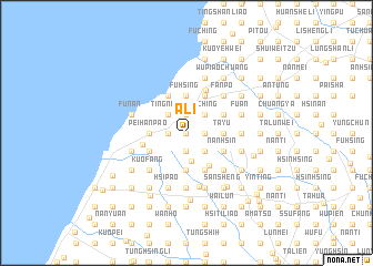 map of A-li