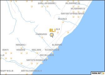 map of Alì