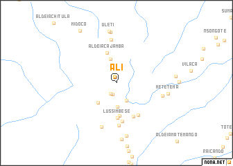 map of Ali