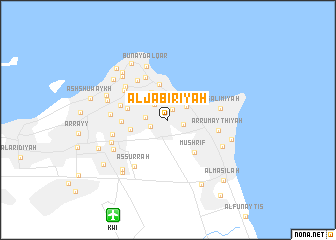 map of Al Jābirīyah