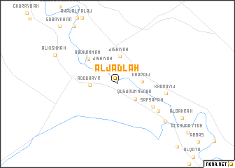 map of Al Jadlah