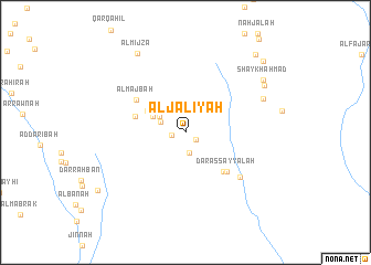 map of Al Ja‘līyah