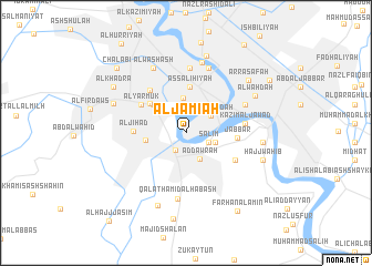 map of Al Jāmi‘ah