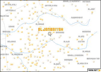 map of Al Janbaʼīyah