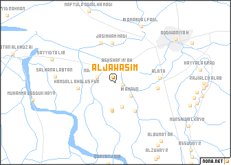 map of Al Jawāsim