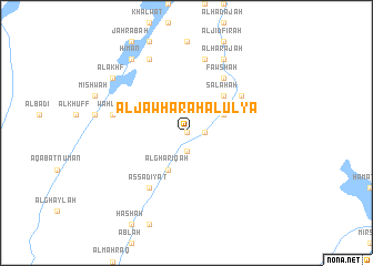 map of Al Jawharah al ‘Ulyā