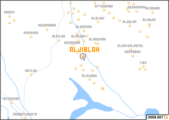 map of Al Jiblah