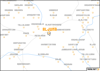 map of Al Jūmā