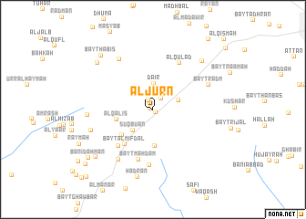 map of Al Jurn