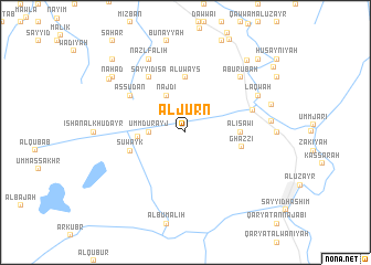 map of Al Jurn
