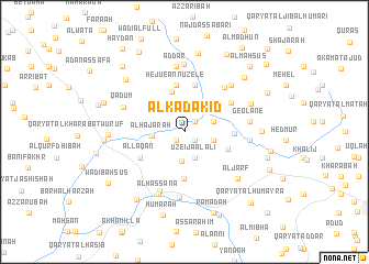 map of Al Kadākid