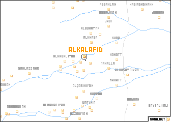 map of Al Kalāfid