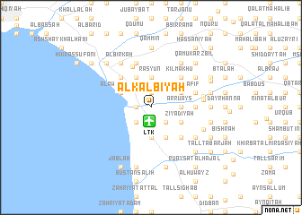 map of Al Kalbīyah