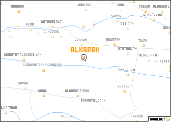 map of Al Karak