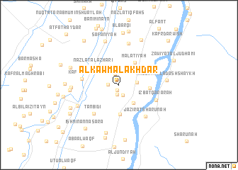 map of Al Kawm al Akhḑar