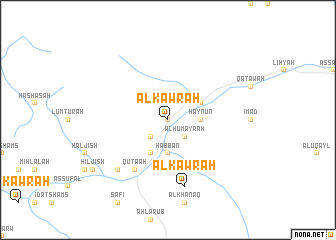map of Al Kawrah