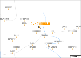 map of Alkayaoğlu