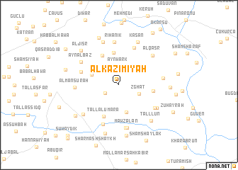 map of Al Kāz̧imīyah