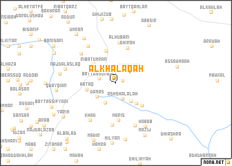 map of Al Khalaqah