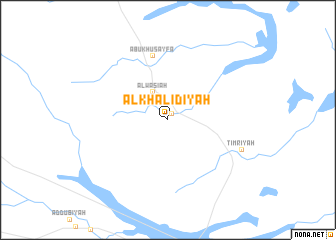 map of Al Khālidīyah