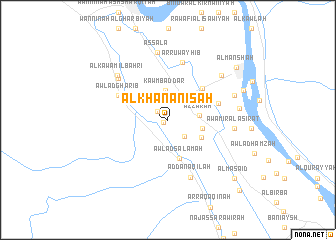 map of Al Khanānisah