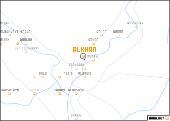 map of Al Khān