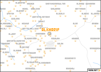 map of Al Kharīf