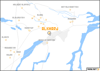 map of Al Kharj