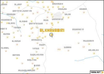 map of Al Khawābirī