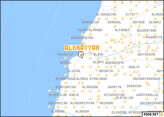 map of Al Khayyām