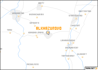 map of Alkhazurovo