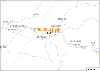map of Al Khulāşah
