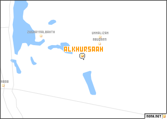 map of Al Khursa‘ah