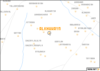 map of Al Khuwayn
