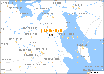 map of Al Kishāsh