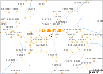 map of Al Kubaydah