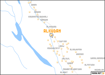map of Al Kudām