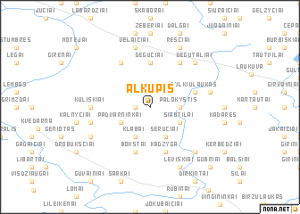 map of Alkupis