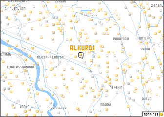map of Al Kurdī