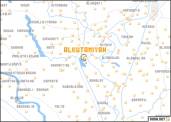 map of Al Kutāmīyah