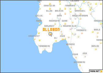 map of Allabon