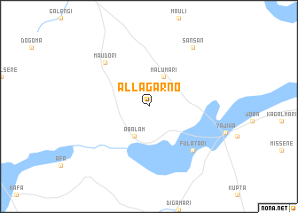 map of Allagarno