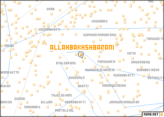 map of Allāh Bakhsh Barāni