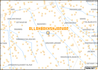 map of Allāh Bakhsh Jarwār
