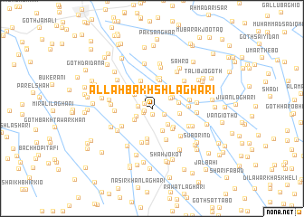 map of Allāh Bakhsh Laghāri