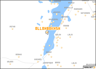 map of Allāh Bakhsh