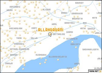 map of Allāhdādāni