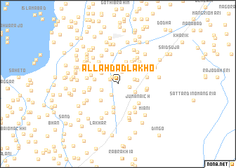 map of Allāh Dād Lakho