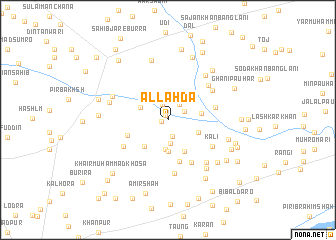 map of Allāhda